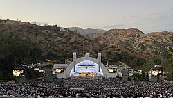 With the Los Angeles Philharmonic at the Hollywood Bowl