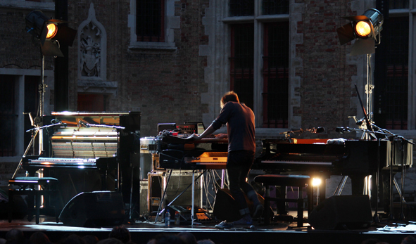 Nils Frahm, concert à Bruges, 31 juillet 2014