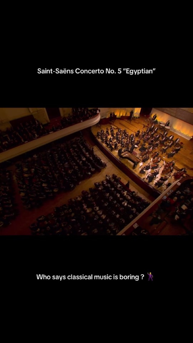 Saint-Saëns once said that music should transport the listen